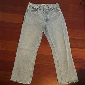 Abercrombie & Fitch Light Blue Straight Leg Jeans